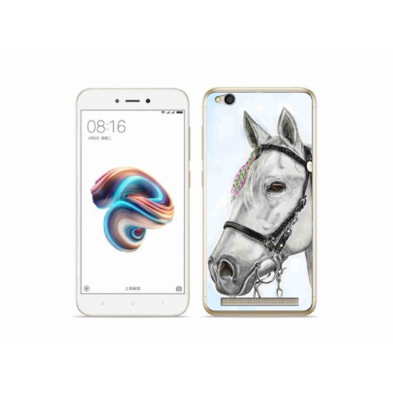 Gél borítás mmCase a Xiaomi Redmi 5A - fehér ló 1