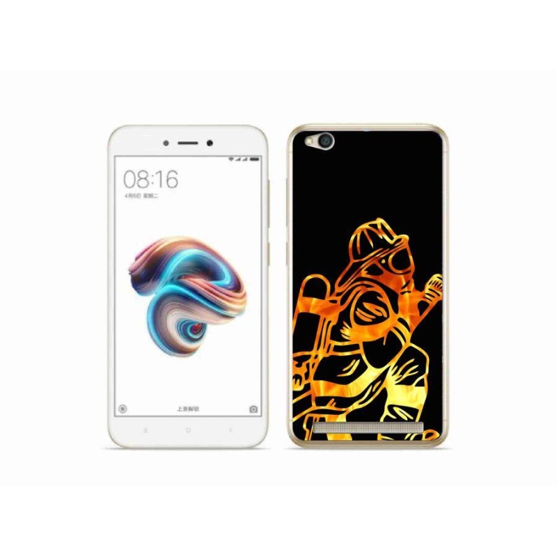 Gél borítás mmCase a Xiaomi Redmi 5A számára - tűzoltó 1