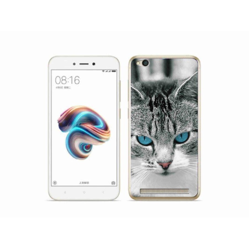 Gél borítás mmCase a Xiaomi Redmi 5A számára - cat view 1