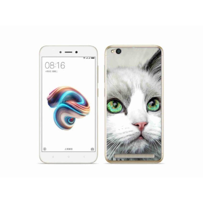 Gél borítás mmCase a Xiaomi Redmi 5A számára - macska nézet