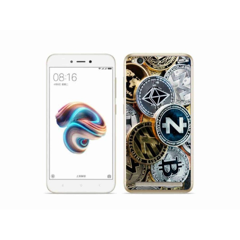Gél borítás mmCase a Xiaomi Redmi 5A számára - kriptovaluták