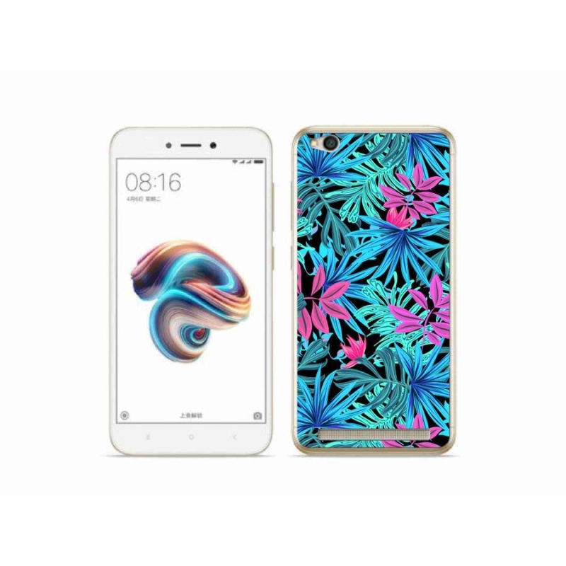 Gél borító mmCase a Xiaomi Redmi 5A számára - virágok 3