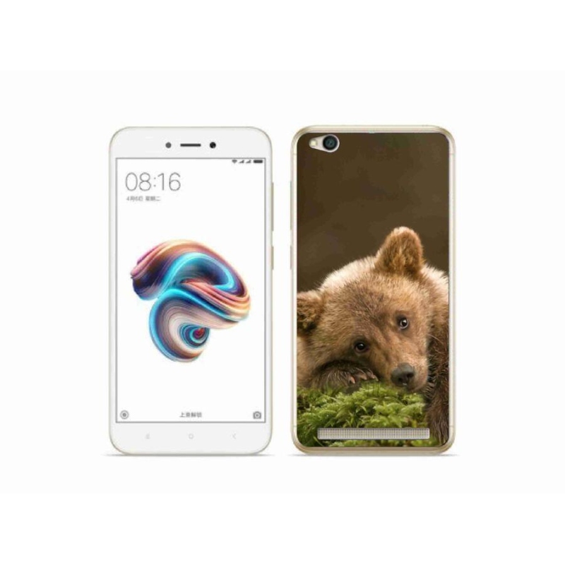 Gél borítás mmCase a Xiaomi Redmi 5A számára - medve