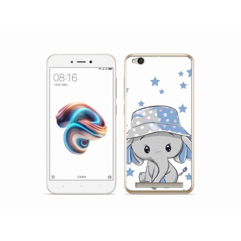 Gél borítás mmCase a Xiaomi Redmi 5A - kék elefánthoz