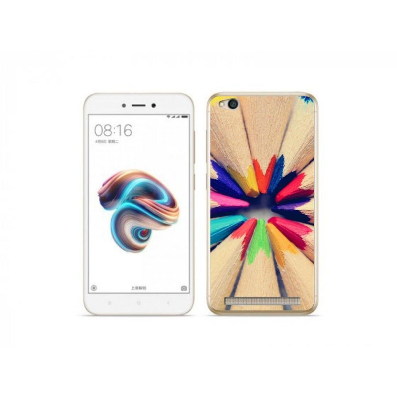 Gél borítás mmCase a Xiaomi Redmi 5A számára - zsírkréták