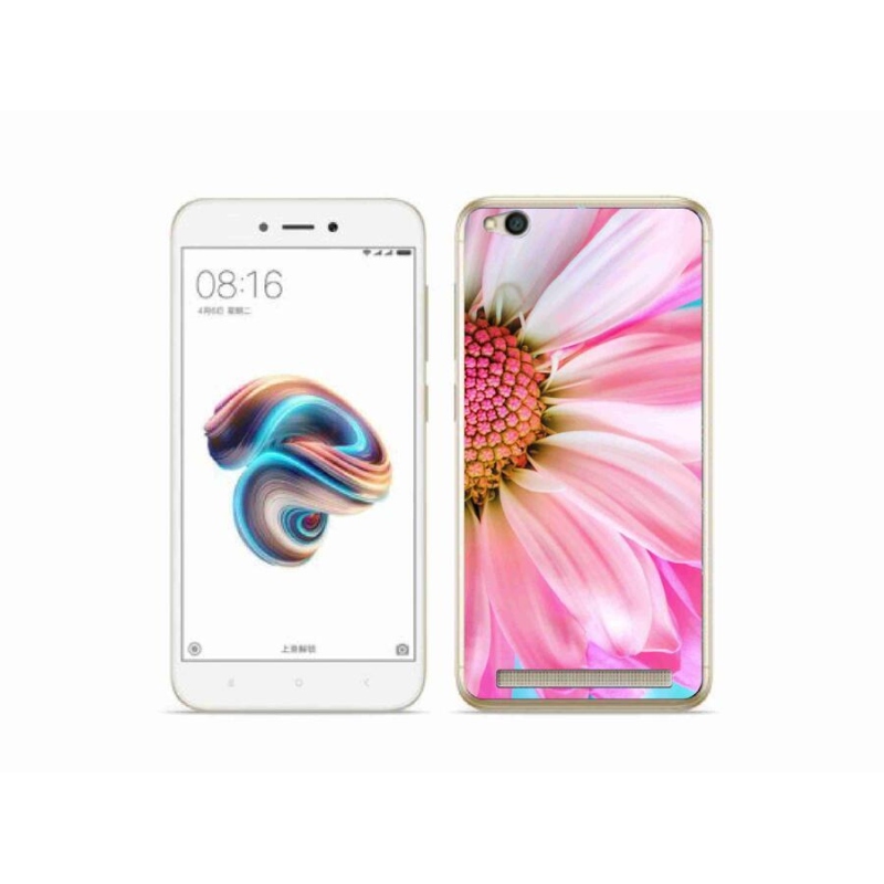 Gél borítás mmCase a Xiaomi Redmi 5A számára - rózsaszín virág