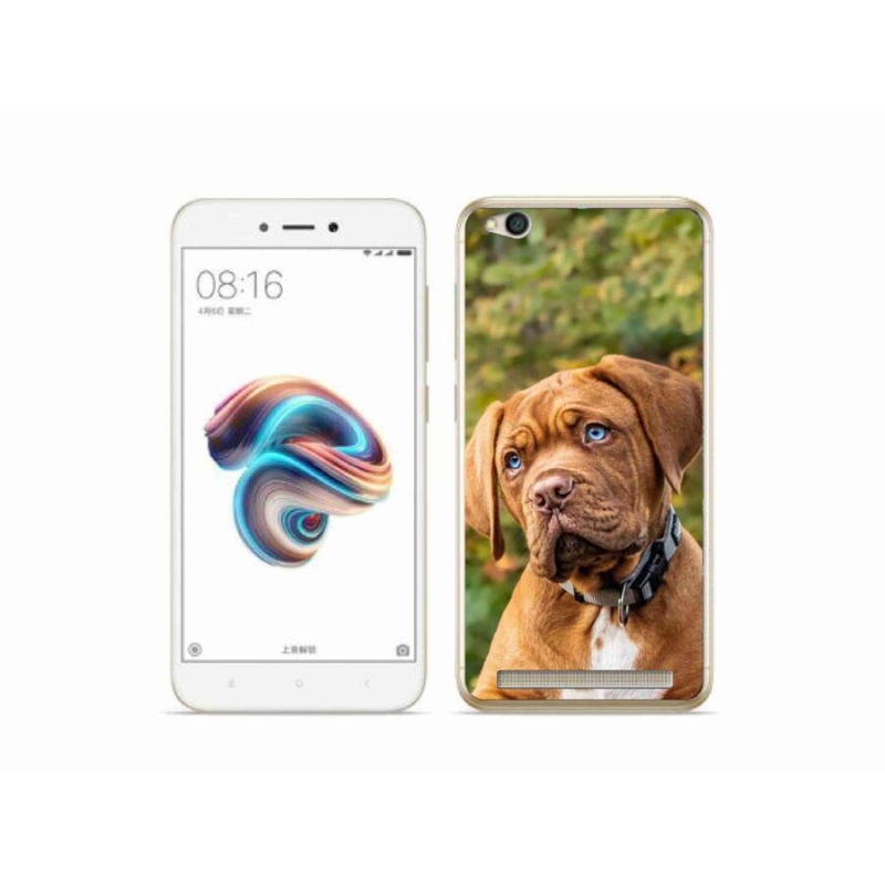 Gél borítás mmCase a Xiaomi Redmi 5A számára - kölyökkutyakék
