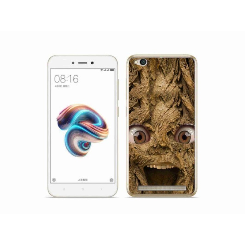 Gél borítás mmCase a Xiaomi Redmi 5A számára - vidám fa szemekkel