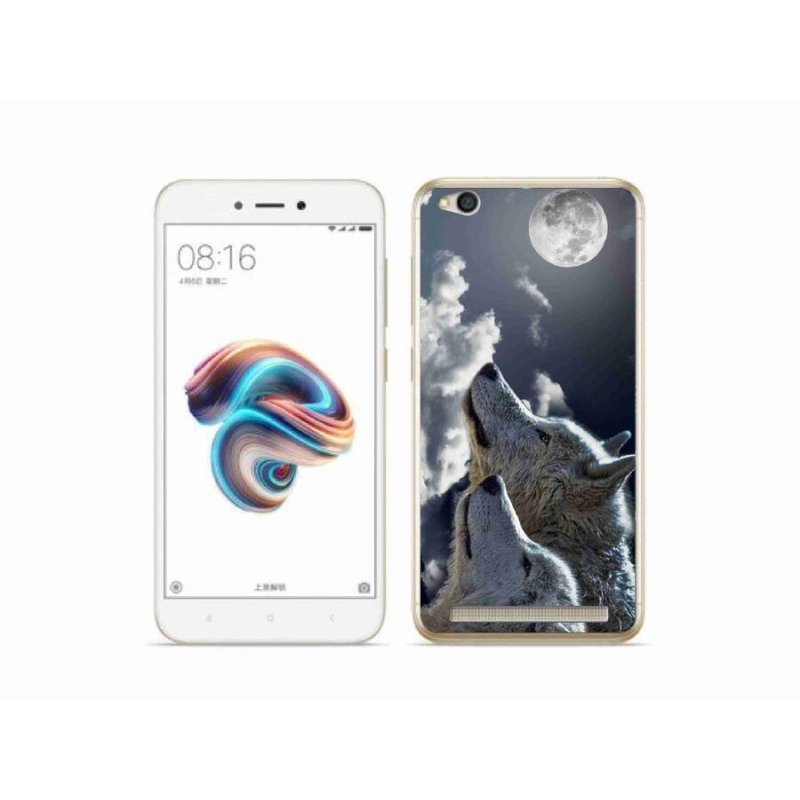 Gél borítás mmCase a Xiaomi Redmi 5A számára - farkasok