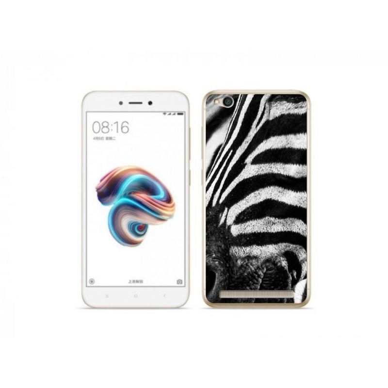 Gél borítás mmCase a Xiaomi Redmi 5A számára - zebra