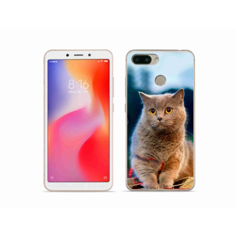 Gél borítás mmCase a Xiaomi Redmi 6 készülékhez - brit kék 2