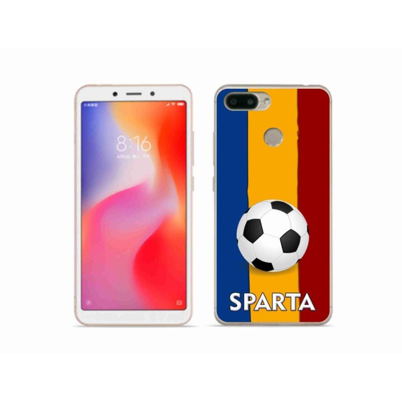 Gél borítás mmCase a Xiaomi Redmi 6 - futball 1 számára