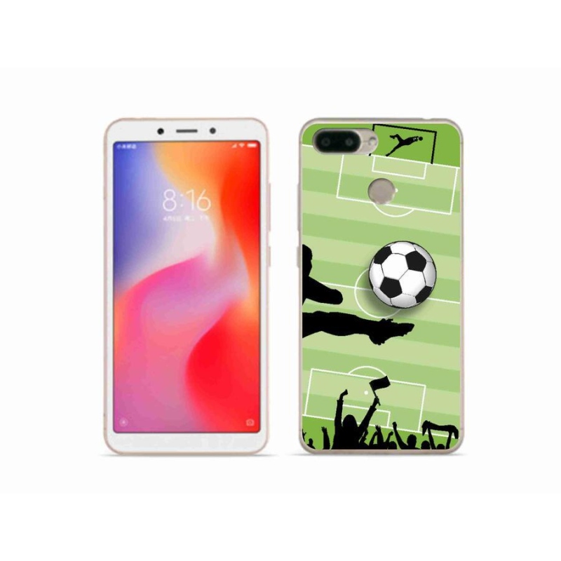 Gél borítás mmCase a Xiaomi Redmi 6 - futball 3 számára