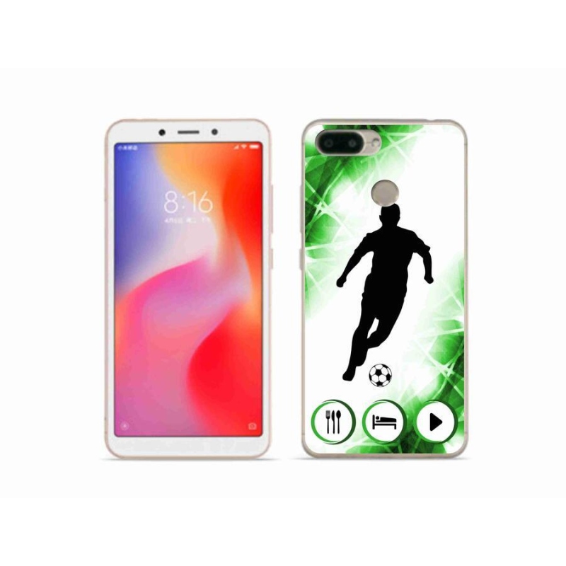 Gél borítás mmCase a Xiaomi Redmi 6 számára - focista