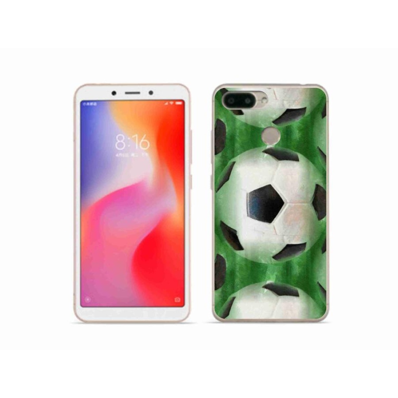 Gél borítás mmCase a Xiaomi Redmi 6 számára - focilabda