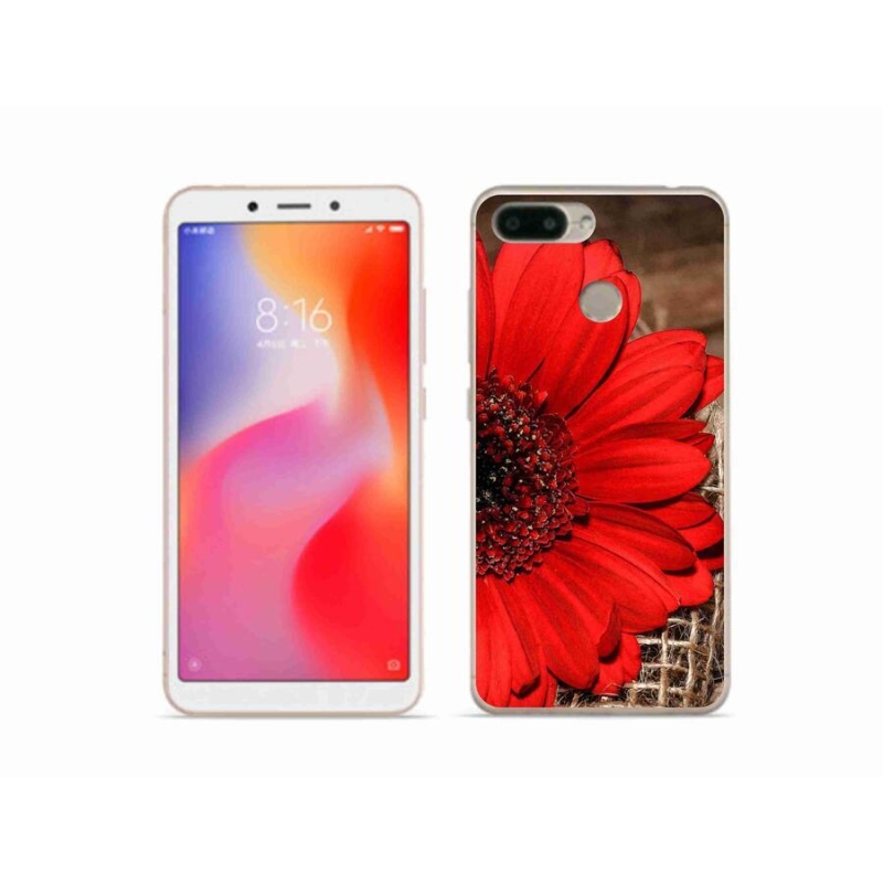 Gél borítás mmCase a Xiaomi Redmi 6-hoz - gerbera