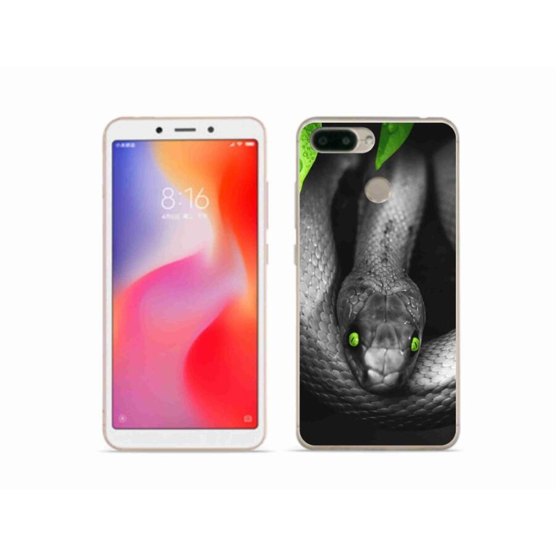 Gél borítás mmCase a Xiaomi Redmi 6 - kígyóhoz