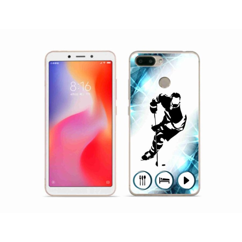 Gél borítás mmCase a Xiaomi Redmi 6 - hoki 1 számára