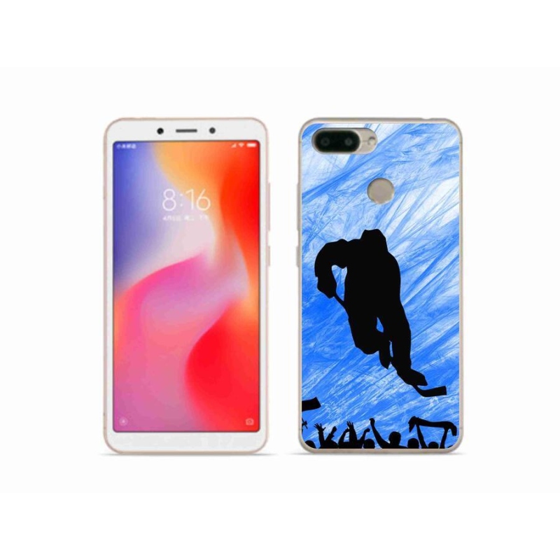 Gél borítás mmCase a Xiaomi Redmi 6 számára - hokijátékos