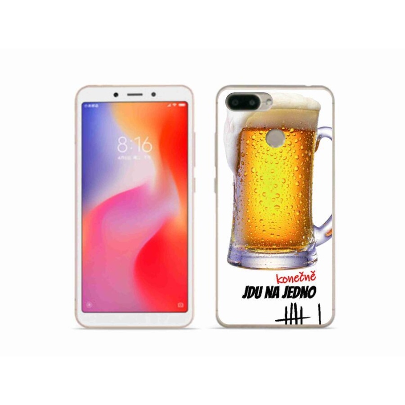Gél borító mmCase a Xiaomi Redmi 6 számára - megyek az egyikhez