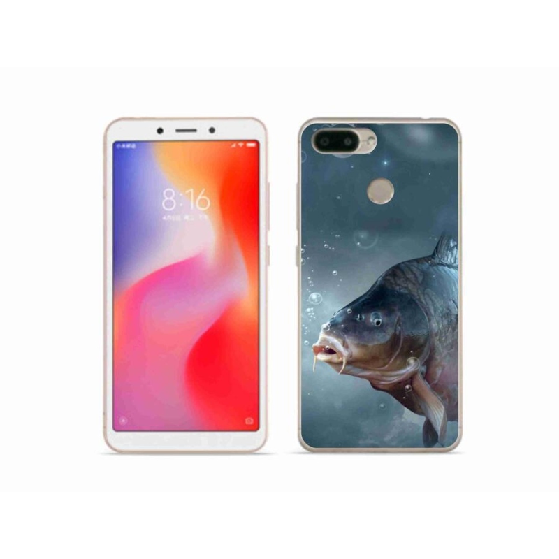 Gél borítás mmCase a Xiaomi Redmi 6 számára - ponty és buborékok