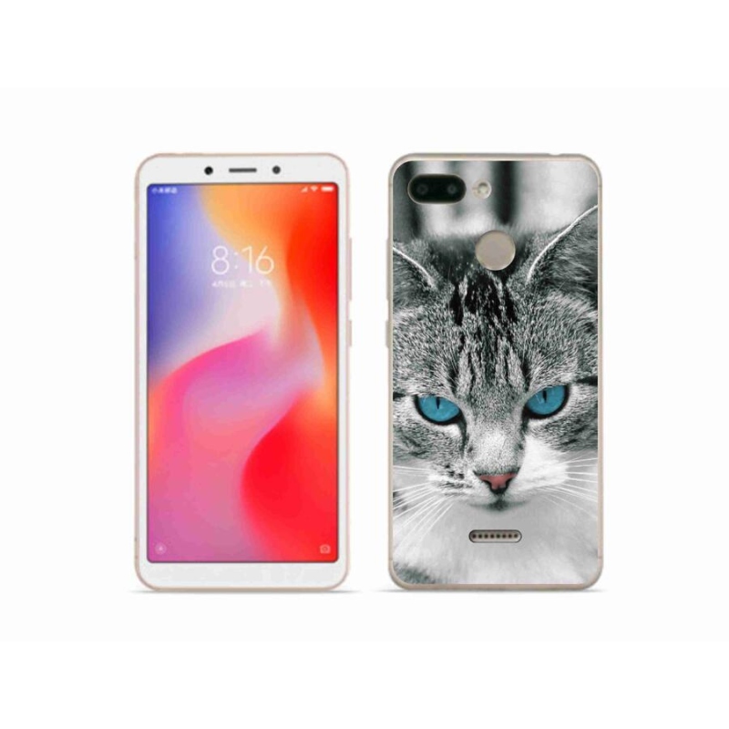 Gél borítás mmCase a Xiaomi Redmi 6 számára - cat view 1