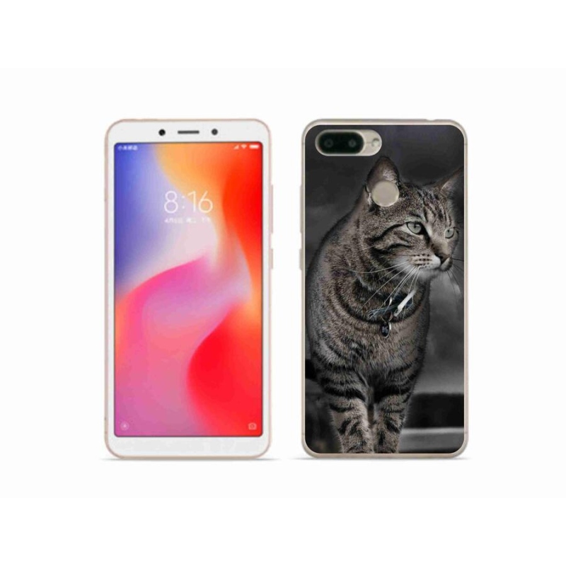 Gél borítás mmCase a Xiaomi Redmi 6 számára - macska
