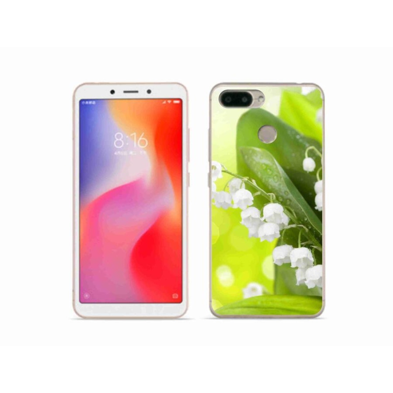 Gél borítás mmCase a Xiaomi Redmi 6 számára - lily of the valley