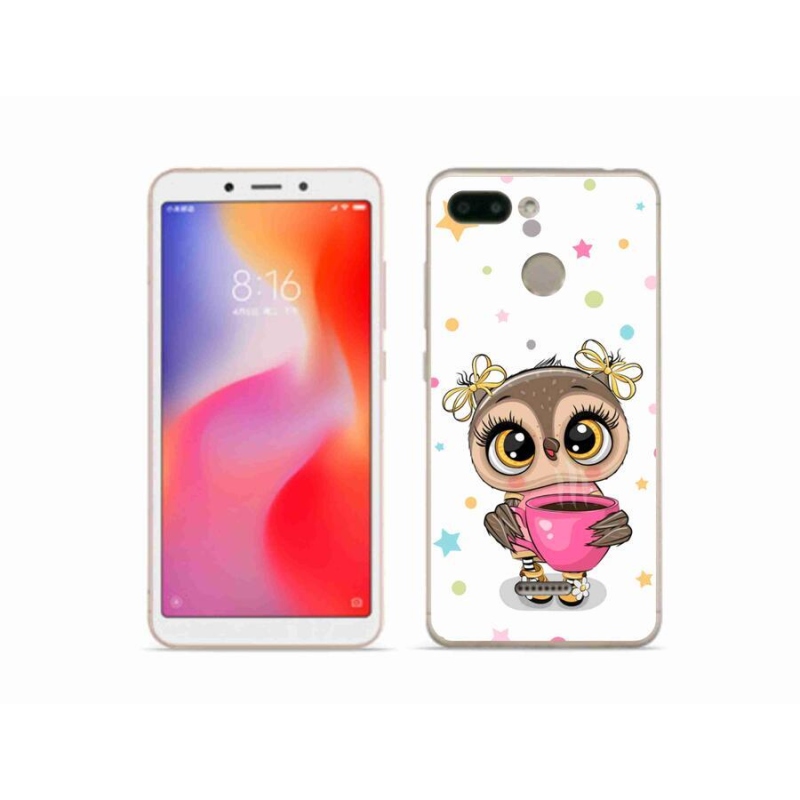 Gél borítás mmCase a Xiaomi Redmi 6 számára - rajzfilm bagoly