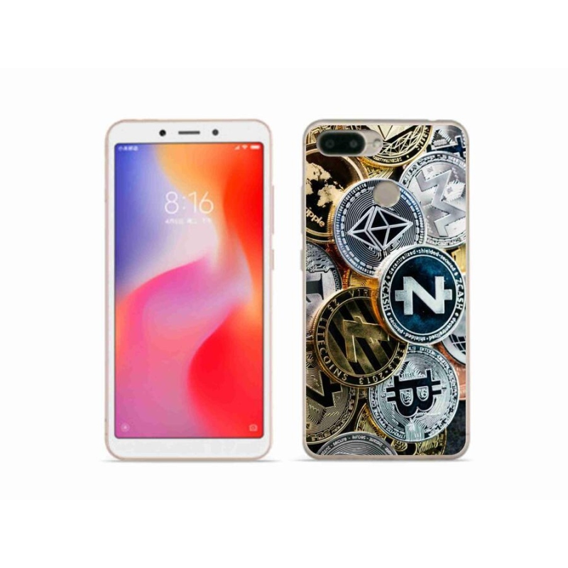 Gél borítás mmCase a Xiaomi Redmi 6 számára - kriptovaluták