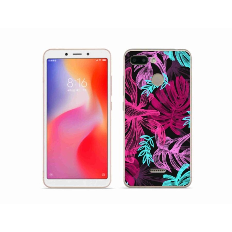 Gél borítás mmCase a Xiaomi Redmi 6 - virágok 1