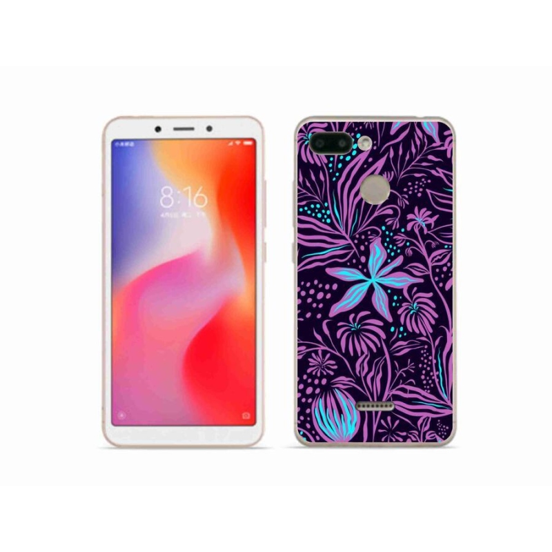 Gél borítás mmCase a Xiaomi Redmi 6 - virágok 2