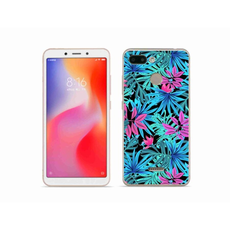 Gél borító mmCase a Xiaomi Redmi 6 - virágok 3