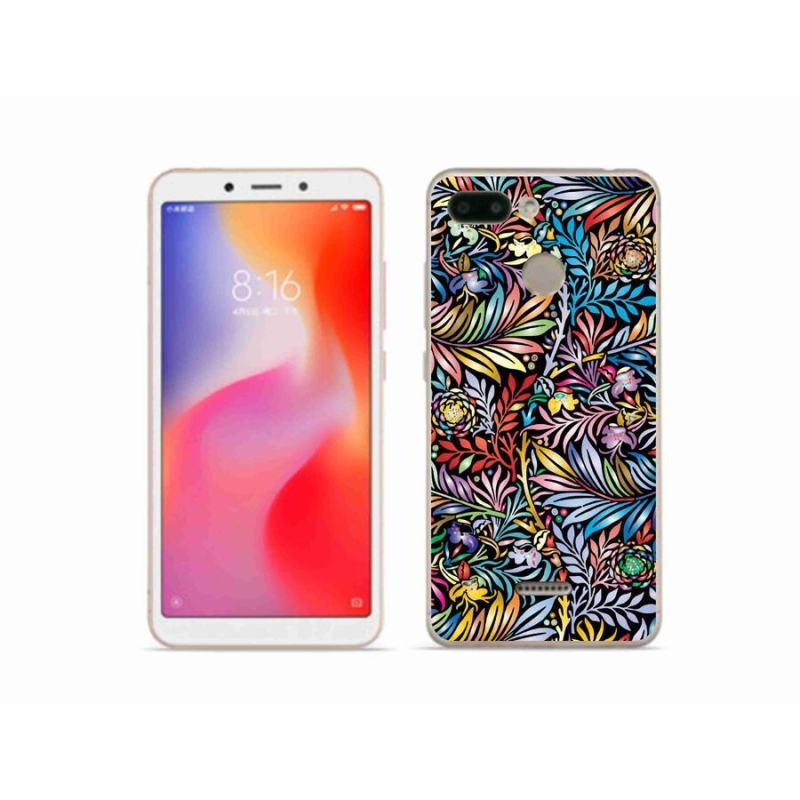 Gél borító mmCase a Xiaomi Redmi 6 - virágok 5