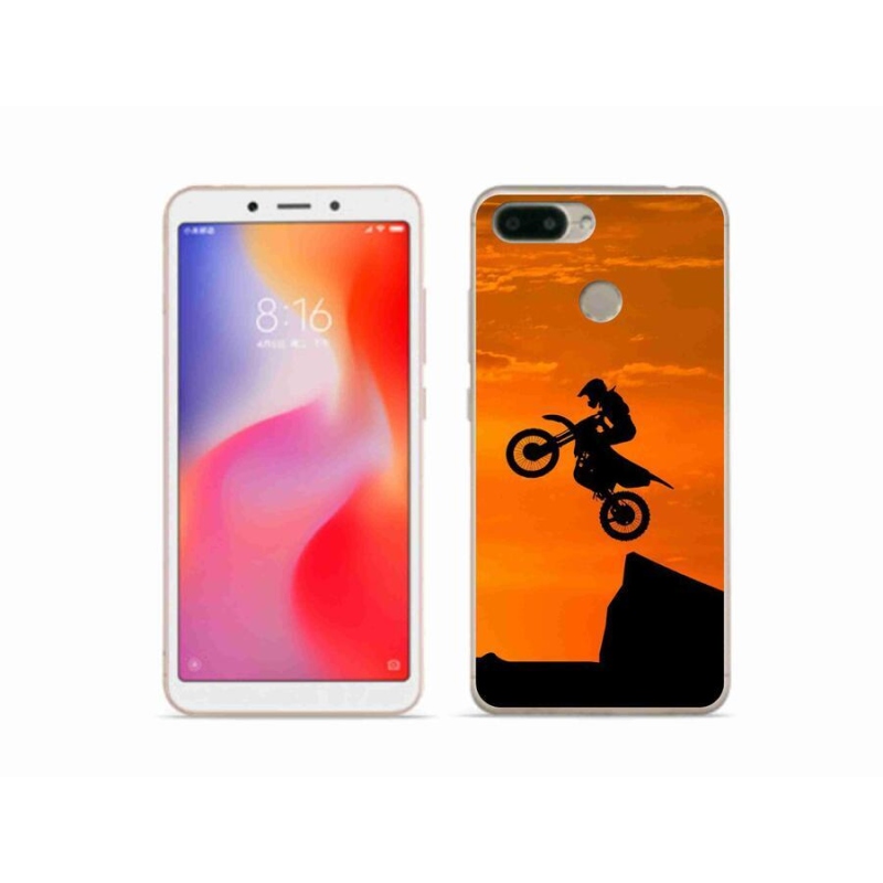Gél borítás mmCase a Xiaomi Redmi 6 számára - motocross