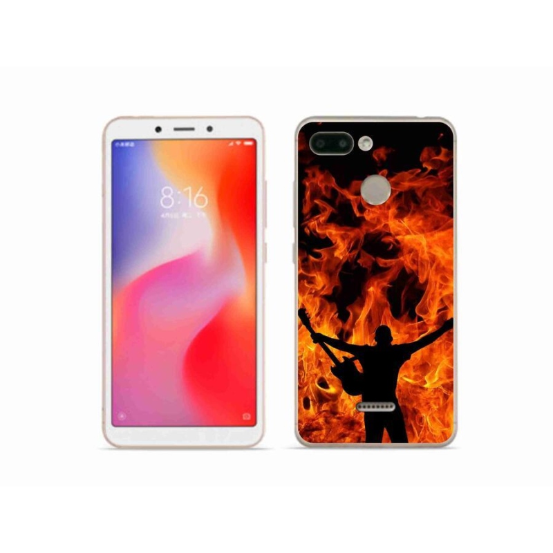 Gél borító mmCase a Xiaomi Redmi 6 - zenész és tűz