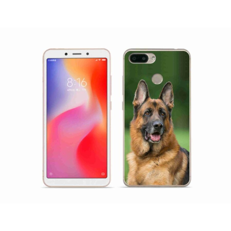 Gél borítás mmCase a Xiaomi Redmi 6 készülékhez - Német juhászkutya