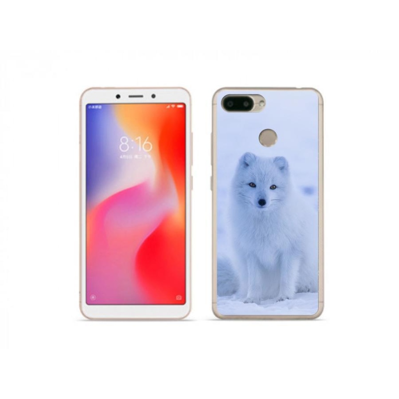Gél borítás mmCase a Xiaomi Redmi 6 készülékhez - polár róka