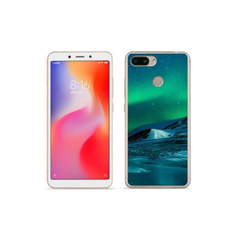Gél borítás mmCase a Xiaomi Redmi 6 készülékhez - sarki fény