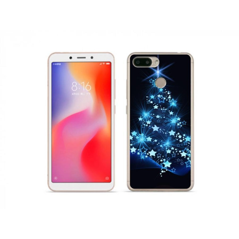 Gél borítás mmCase a Xiaomi Redmi 6 számára - karácsonyfa