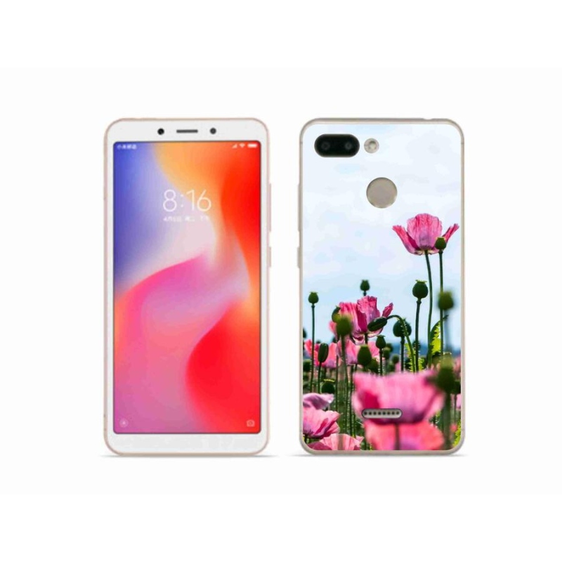 Gél borítás mmCase a Xiaomi Redmi 6-hoz - mákos