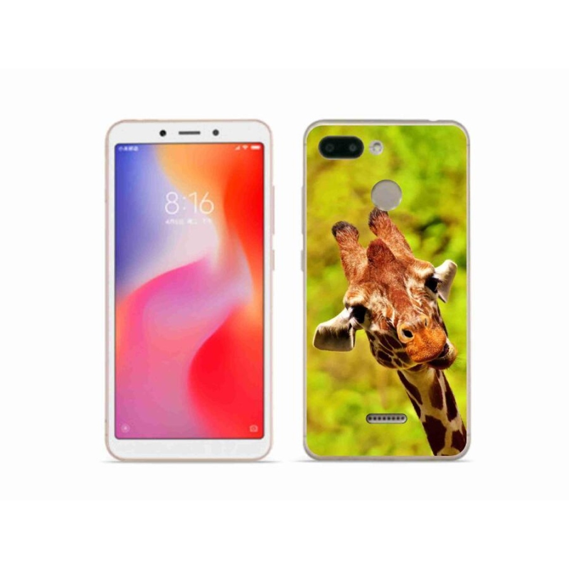 Gél borítás mmCase a Xiaomi Redmi 6 készülékhez - zsiráf