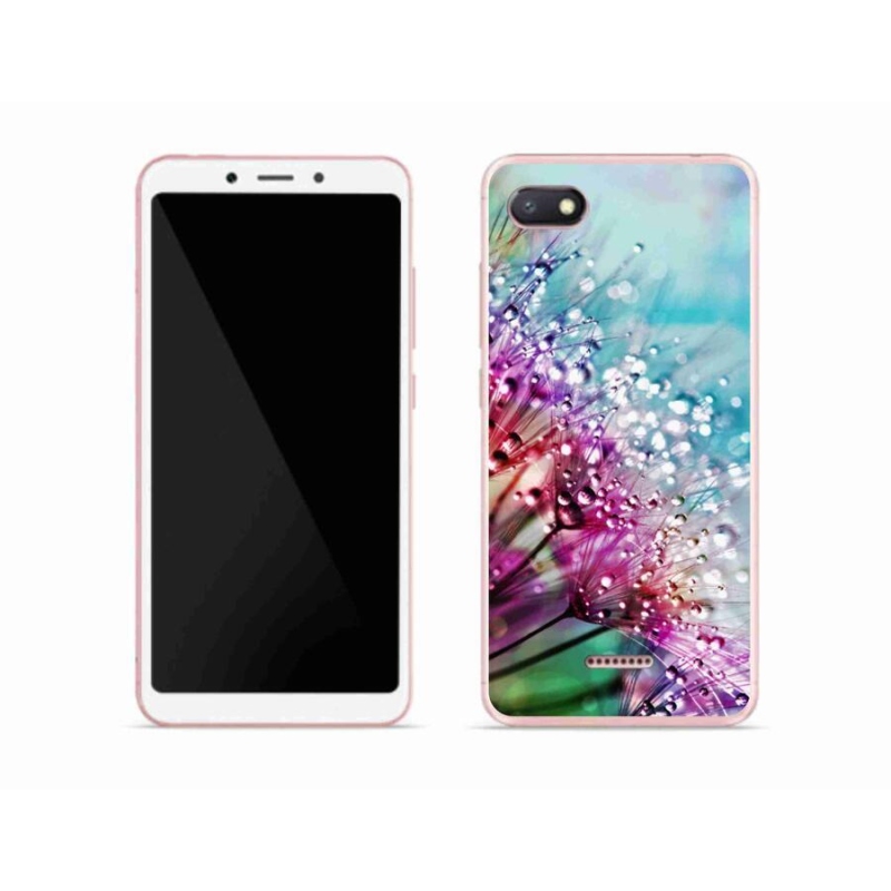 Gél borító mmCase a Xiaomi Redmi 6A számára - színes virágok