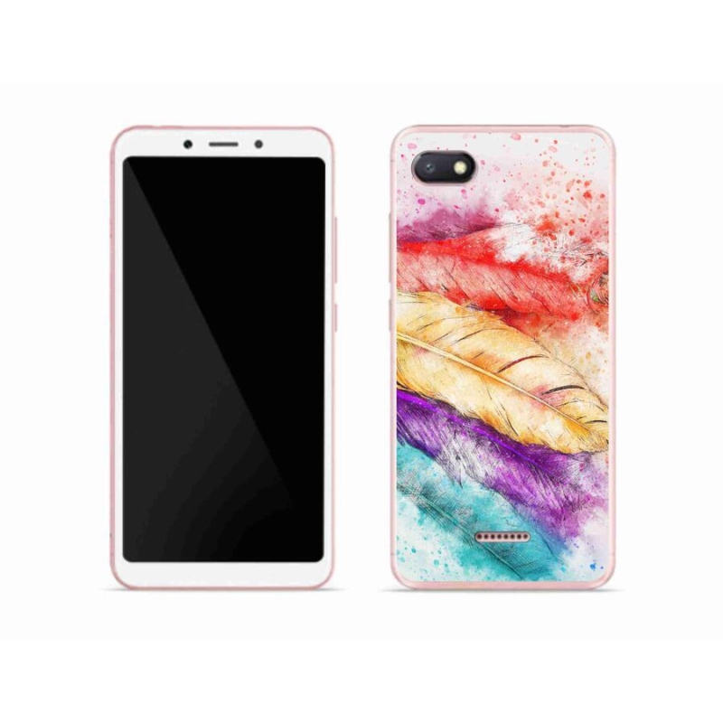 Gél borító mmCase a Xiaomi Redmi 6A számára - színes tollak