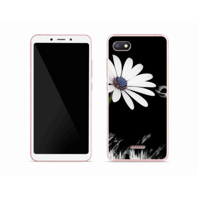 Gél borítás mmCase a Xiaomi Redmi 6A-hoz - fehér virág