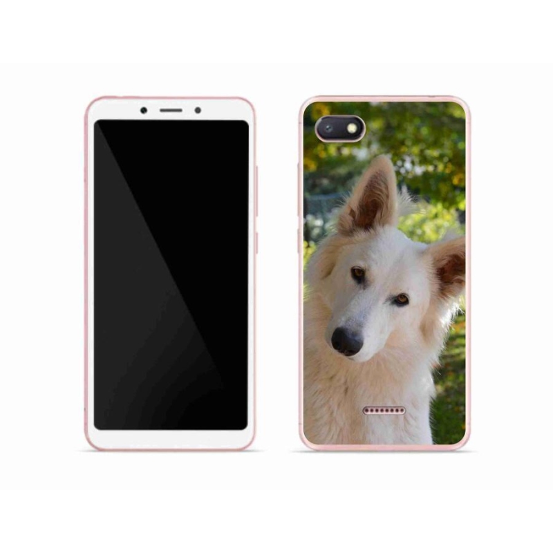 Gél borítás mmCase a Xiaomi Redmi 6A - fehér svájci juhász 1