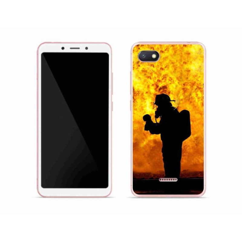 Gél borítás mmCase a Xiaomi Redmi 6A számára - tűzoltó