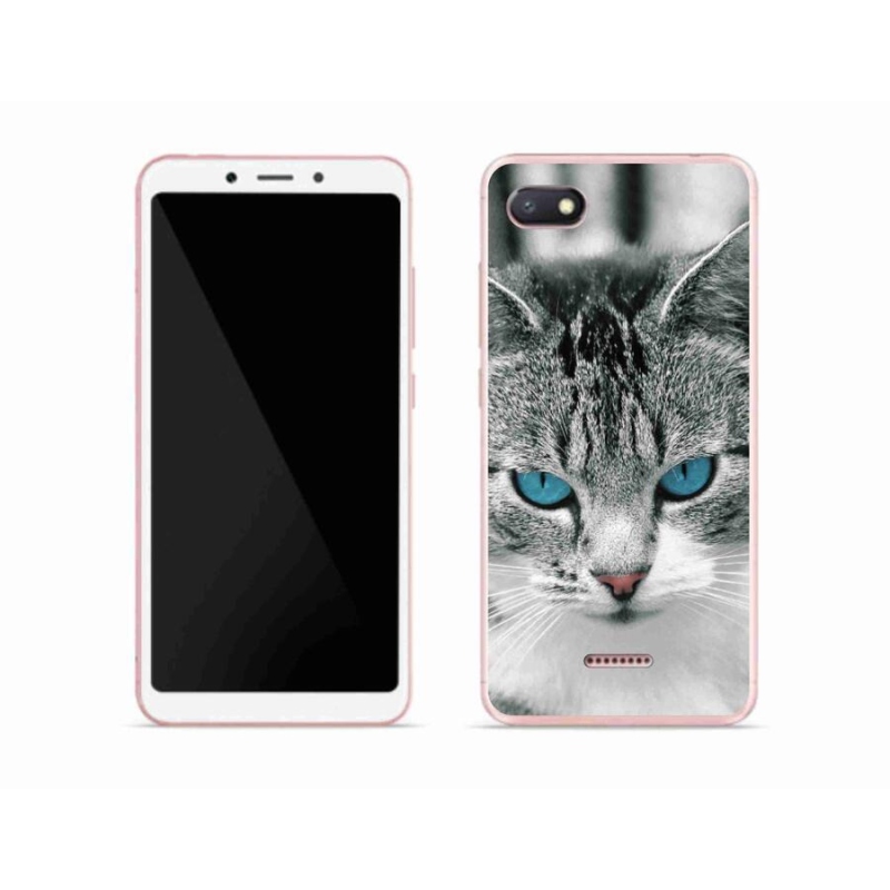 Gél borítás mmCase a Xiaomi Redmi 6A számára - cat view 1