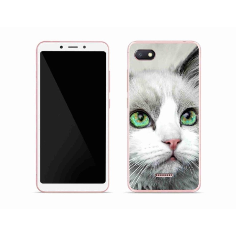 Gél borítás mmCase a Xiaomi Redmi 6A számára - macska nézet