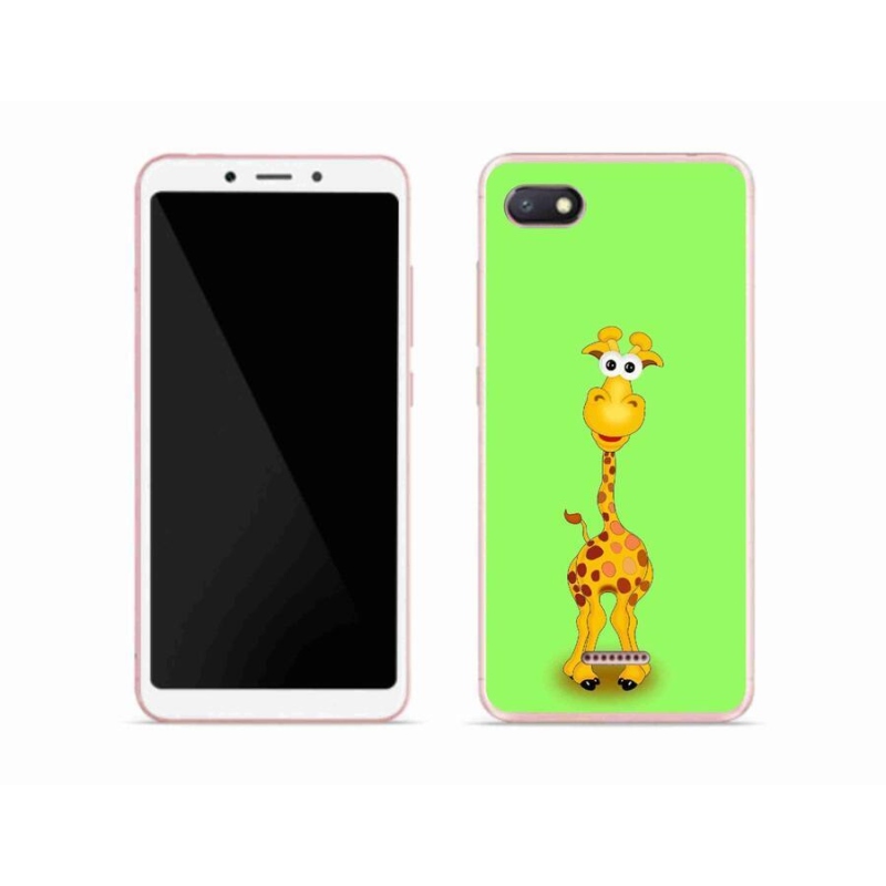 Gél borítás mmCase a Xiaomi Redmi 6A számára - rajzfilm zsiráf
